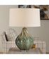 Tausha Green Table Lamp