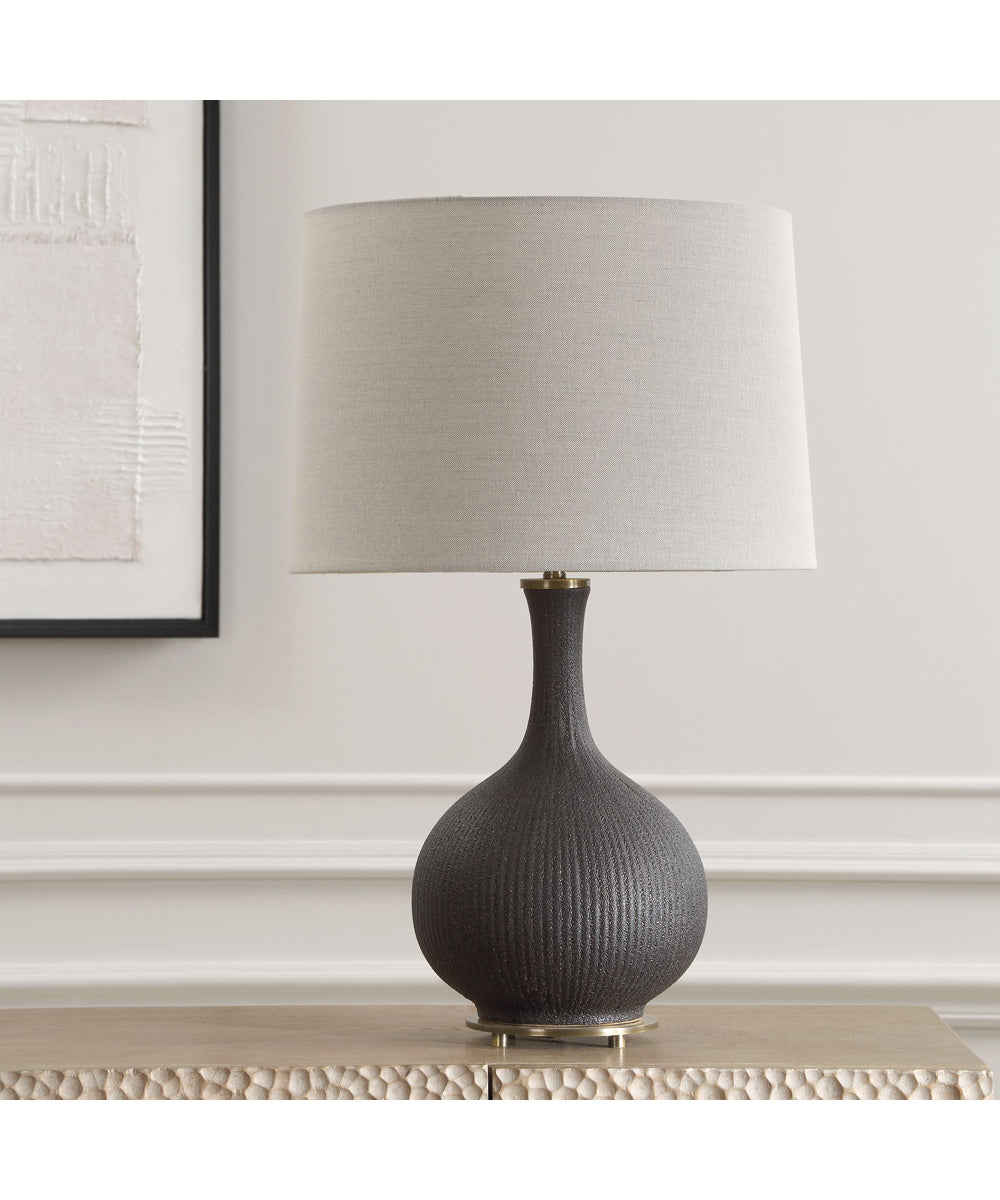 Rimini Black Glaze Table Lamp