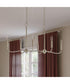 Ilia 6-Light Island Chandelier Brushed Nickel