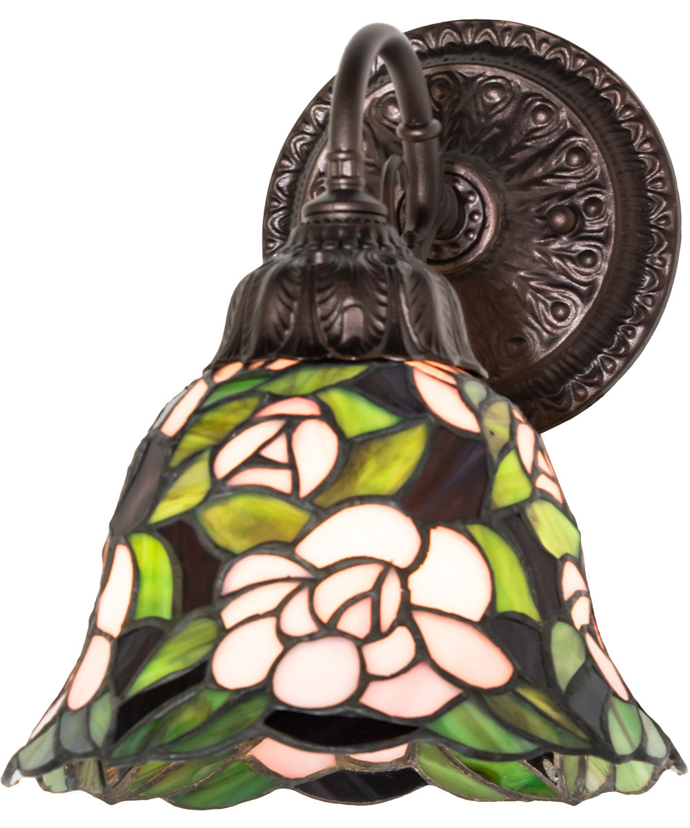 8" Wide Begonia Wall Sconce