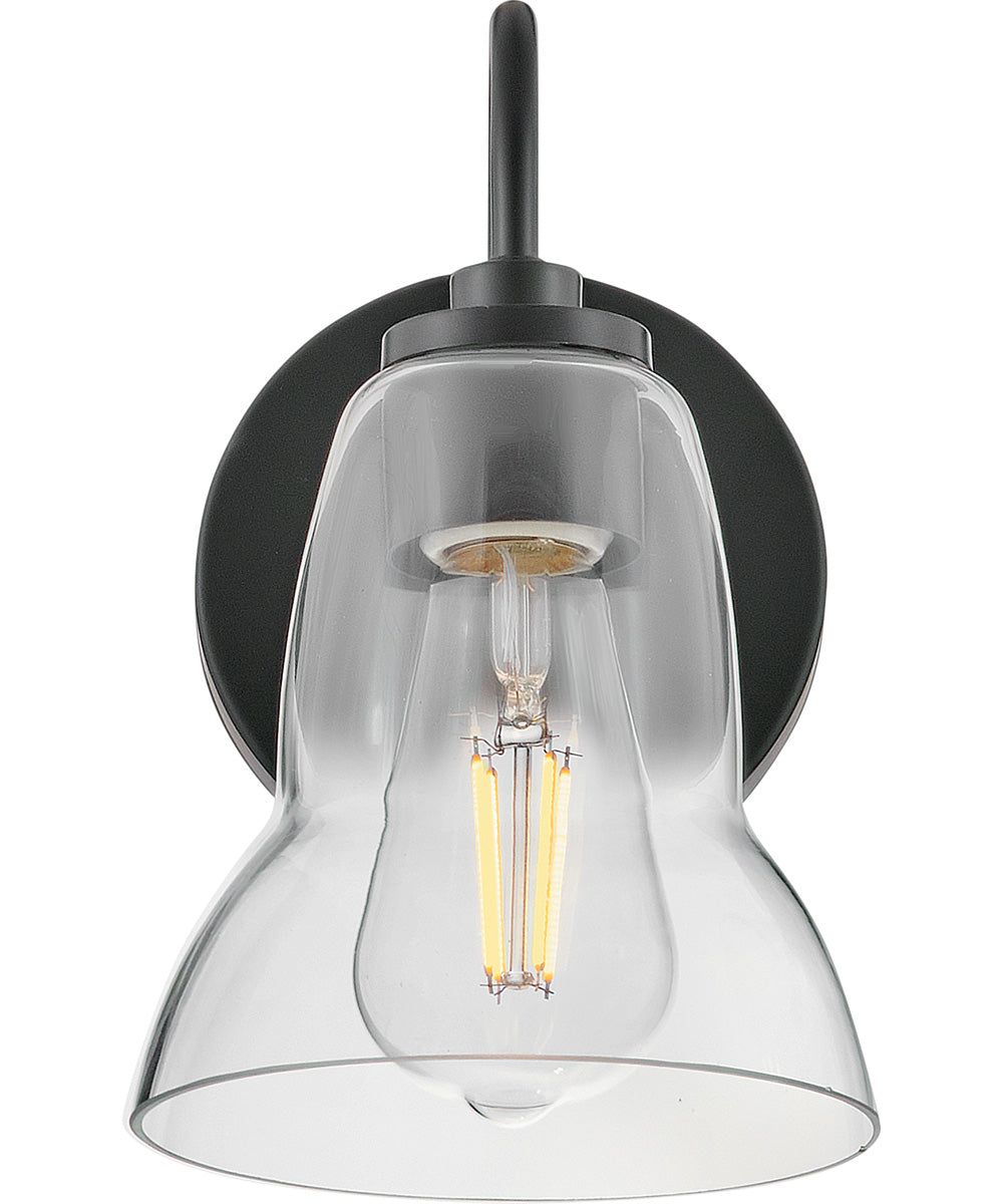 Vera 1-Light Small Single Light Vanity in Black