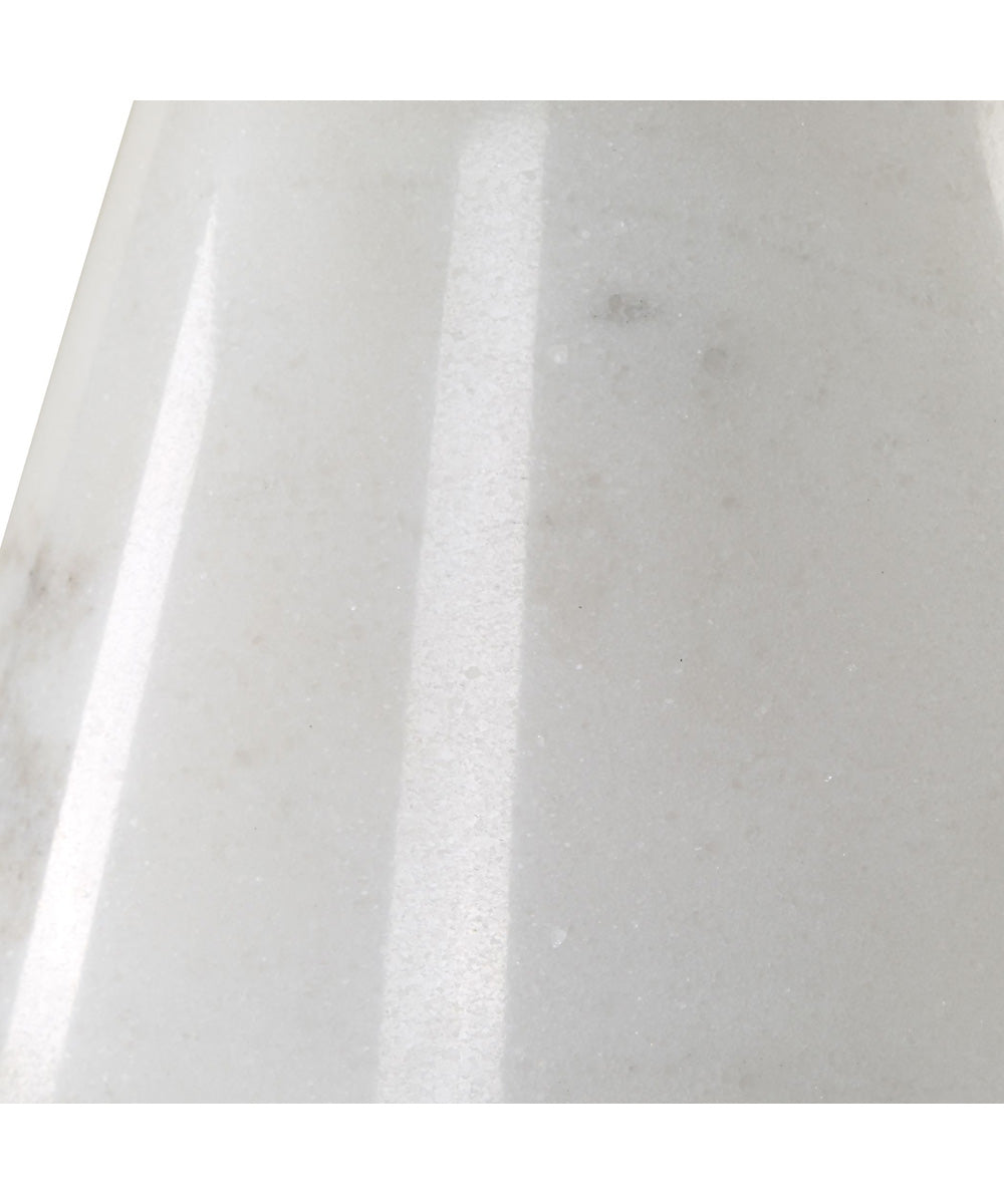 Avola White Marble Table Lamp