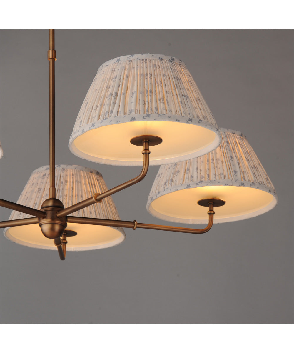 Dunbridge 5-Light Chandelier Weathered Brass