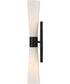 Beau 2-Light Large Two Light Sconce in Black