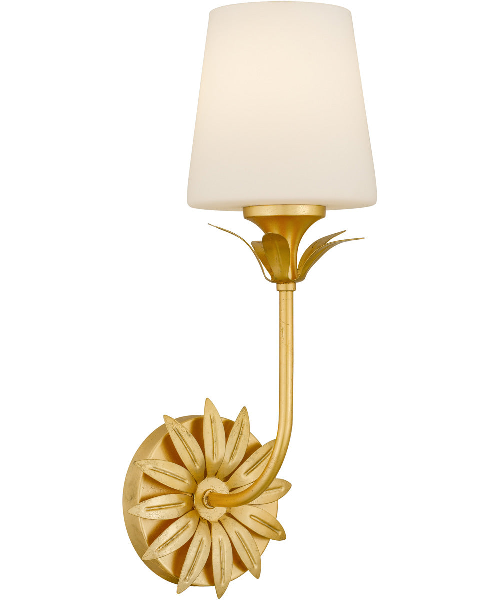 Dorothea 1-light Wall Sconce Gold Leaf
