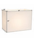 16"W x 11"H Rectangular Drum Lampshade Softback White