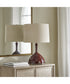 Colette Burgundy Table Lamp