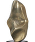 Fluid Geometry Gold Sculptures, Set of 2