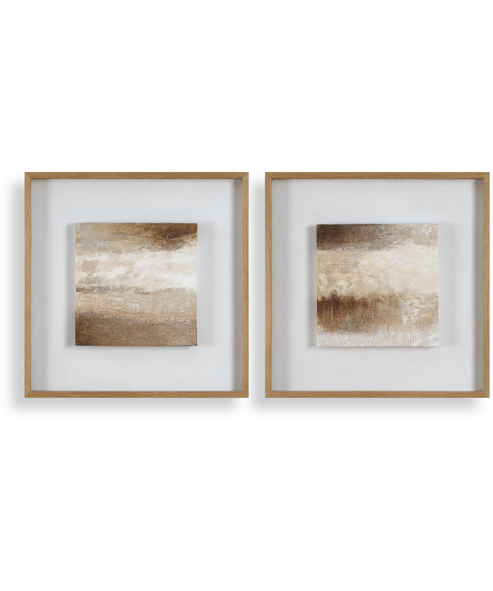 Between Lines Abstract Painting, Set of 2