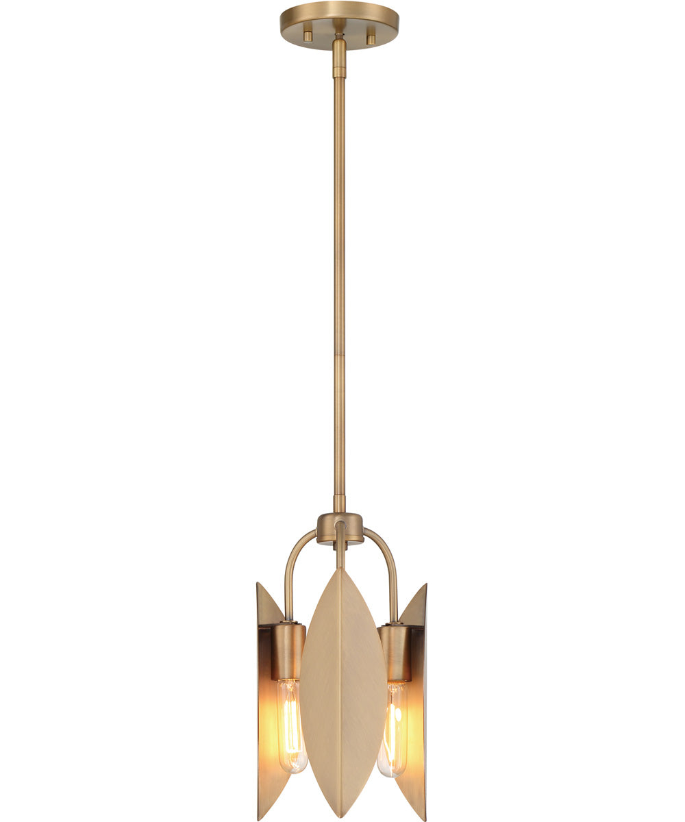 Eden  3 Light Pendant Old Satin Brass