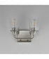 Hudson 2-Light Bath Vanity Satin Nickel