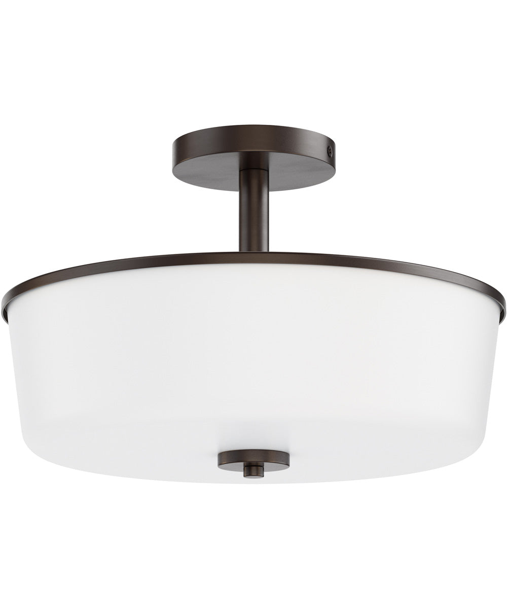 Fuller 3-Light Semi Flush/Pendant Convertible Oil Rubbed Bronze