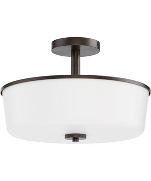 Fuller 3-Light Semi Flush/Pendant Convertible Oil Rubbed Bronze