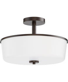Fuller 3-Light Semi Flush/Pendant Convertible Oil Rubbed Bronze