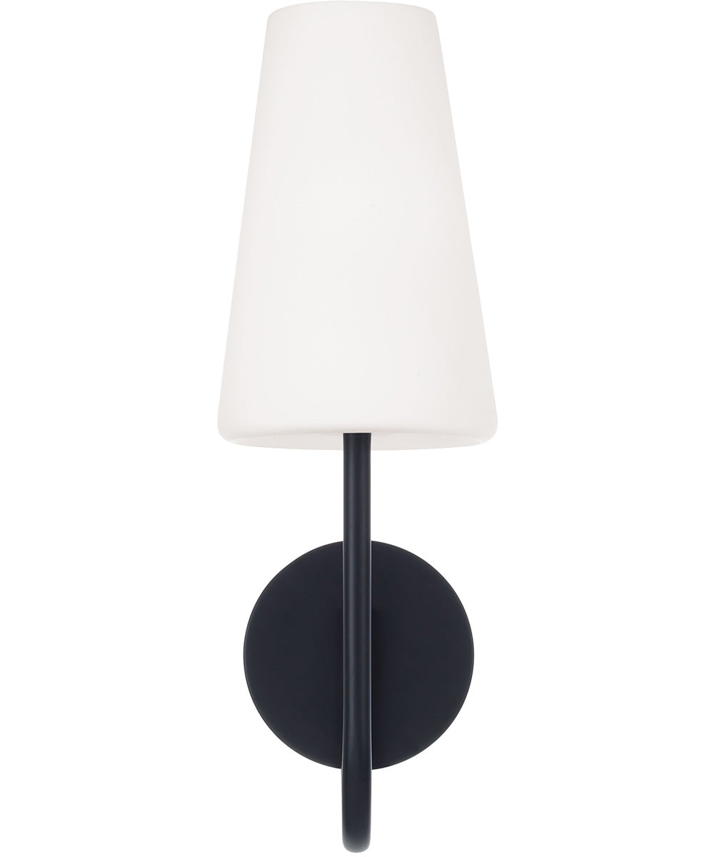 Averitt 1-Light Sconce Matte Black