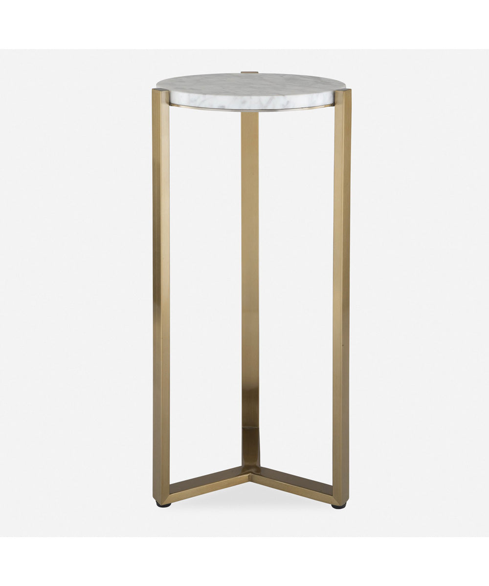 Pietra Carrara Marble Drink Table