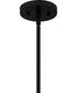 Drover 1-Light 12"W Matte Black Pendant Ceiling Light
