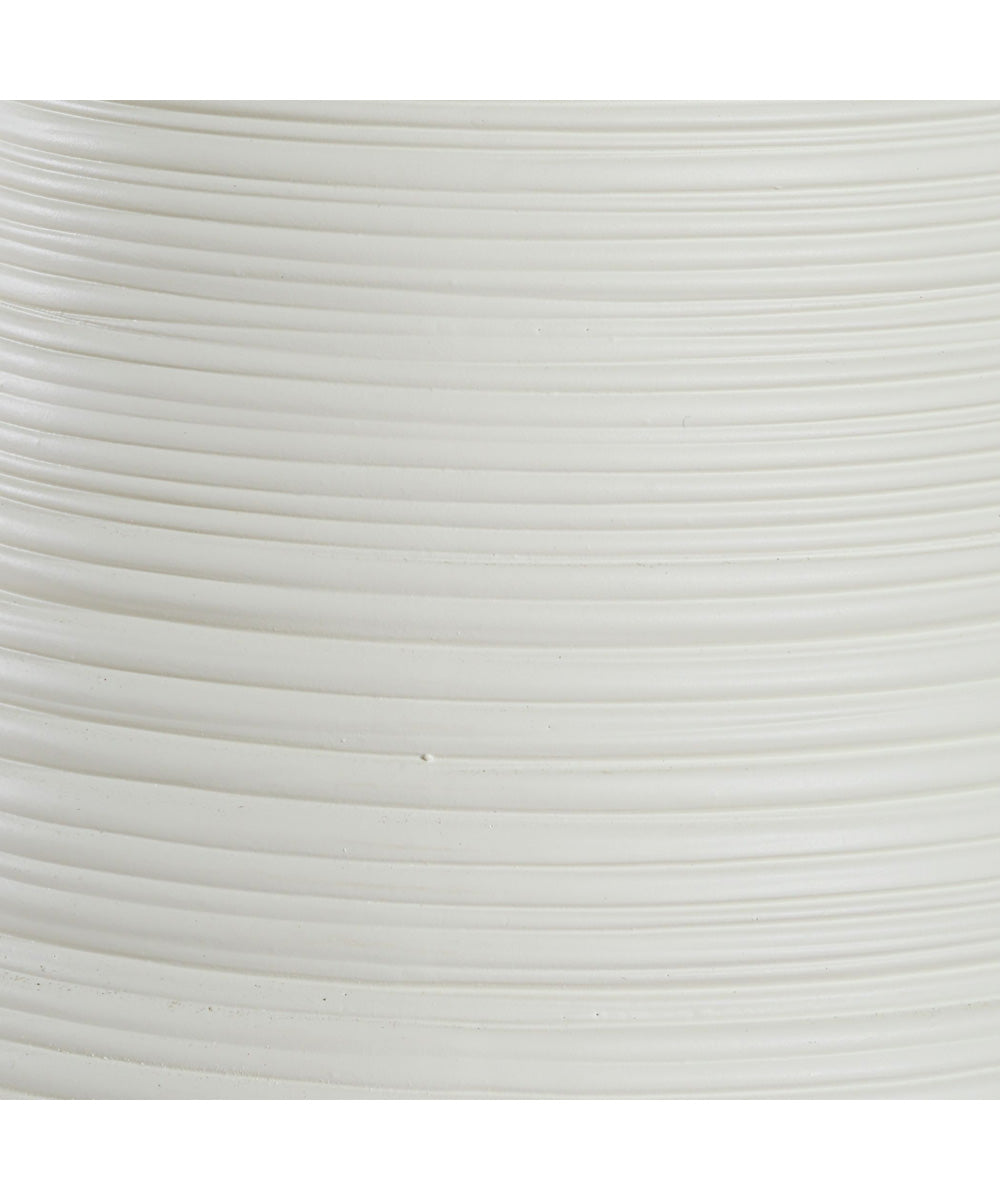 Ridgeline Matte White Table Lamp