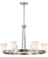 Royale 5-Light Chandelier Brushed Nickel