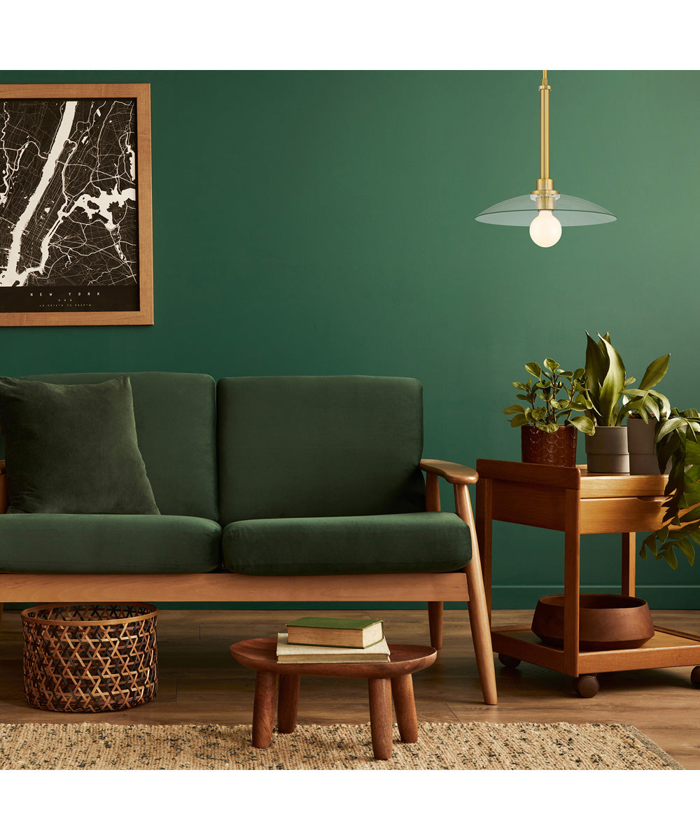 Litto 1 Light Pendant Brushed Gold