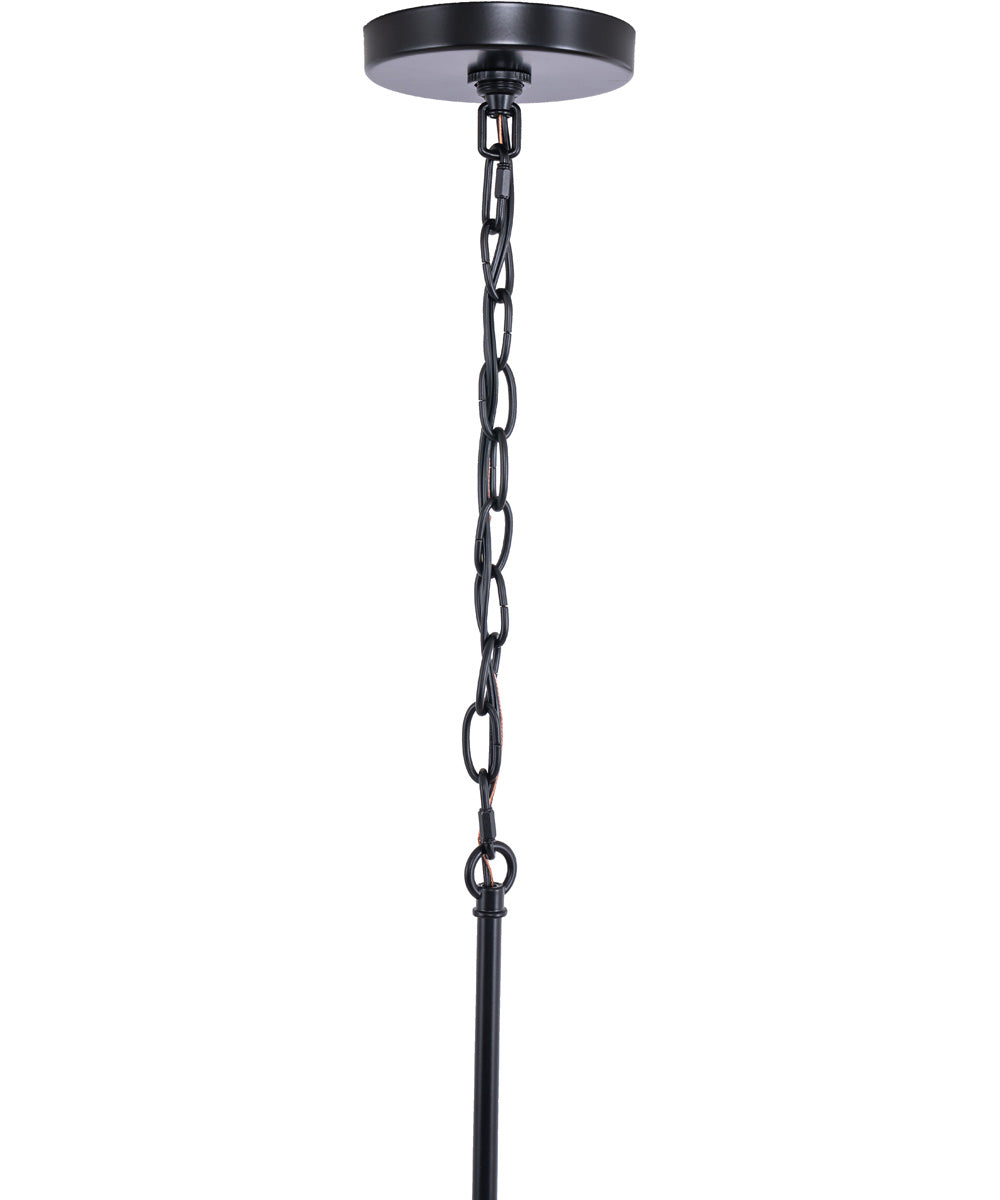 Council 1-Light Lighting Flat Black/Satin Brass