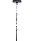Council 1-Light Lighting Flat Black/Satin Brass