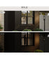 Ryle 1-Light Post Mount Lantern with Clear Glass Panels Antique Bronze