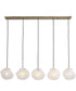 Geodesic 5 Light Linear Pendant