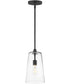 Hudson Single Pendant Black