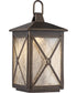 13"H Roxton 1-Light Outdoor Umber Bay