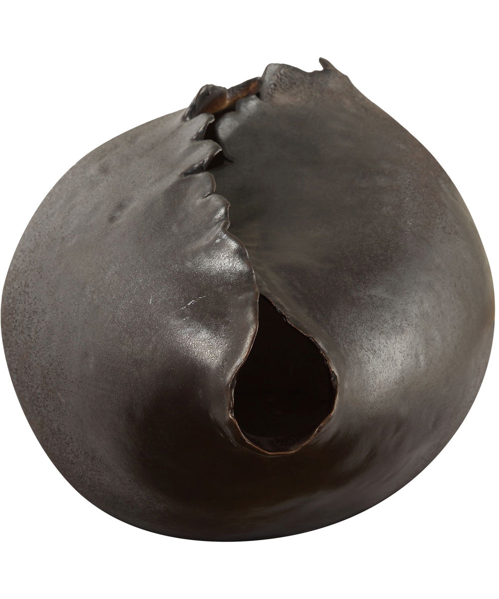 Blossom Bronzed Metallic Vase