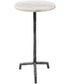 Puritan White Marble Drink Table