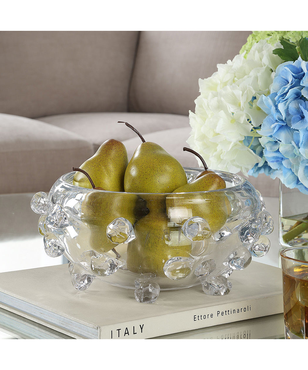 Aura Clear Glass Bowl
