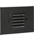 LED Indoor/Outdoor Integrated LED Wall or Step Light with Photocell Black