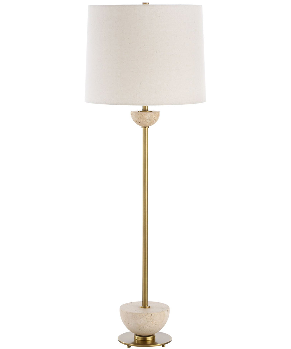 Hemisphere Brass Buffet Lamp