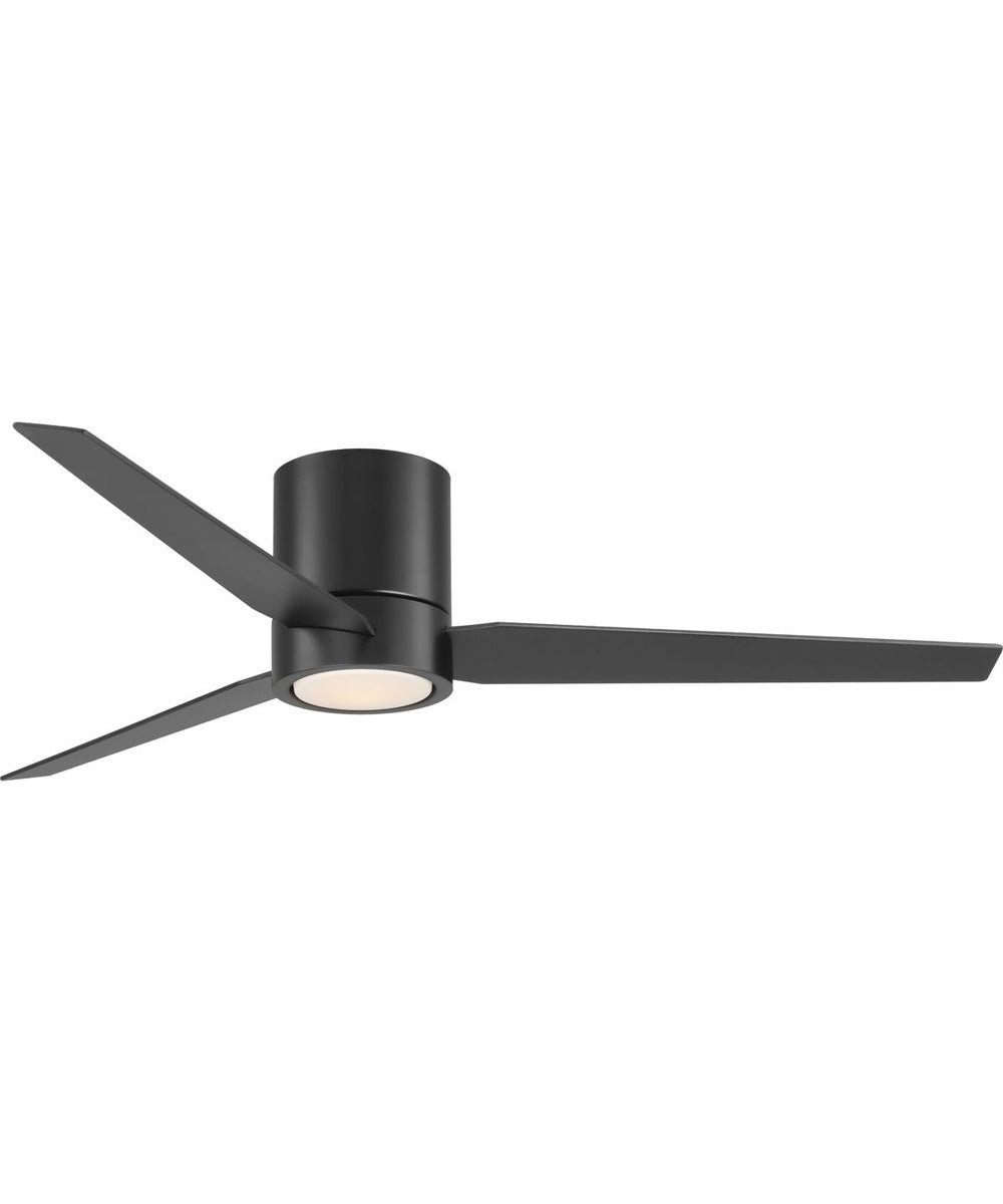 Braden 56" 3-Blade Indoor Hugger Ceiling Fan Matte Black