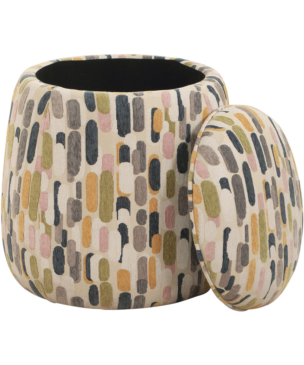 Arem Upholstered Multi-Color Ottoman