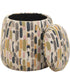 Arem Upholstered Multi-Color Ottoman