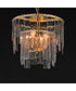 Warren 4-Light Semi-Flush / Pendant Gold Leaf