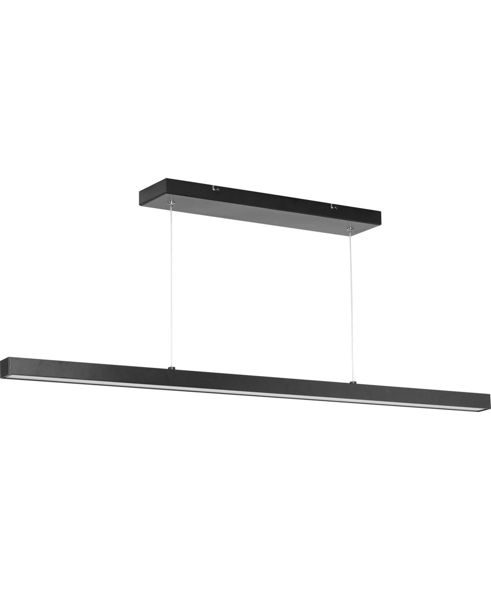 Planck LED White Shade Modern Pendant Light Matte Black