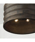 Dunn 4-Light Pendant Espresso Stain and Black