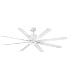 Vantage 66" LED Smart Fan Matte White