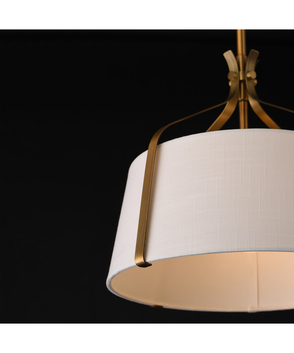 Bandera 14 inch 1-Light Pendant Natural Aged Brass