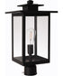 Rock Creek 1-Light Outdoor Lighting Textured Black