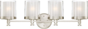 30"W Decker 4-Light Vanity & Wall Brushed Nickel