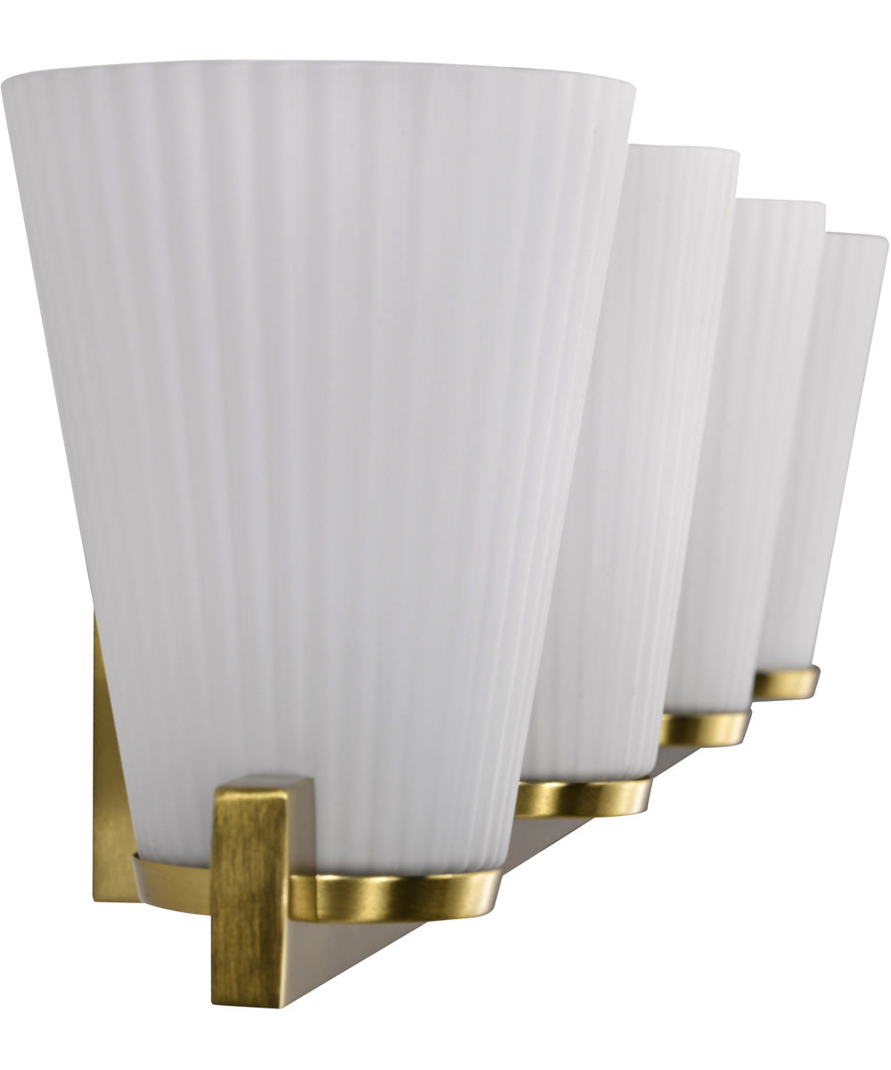 Royale 4-Light Vanity & Wall Burnished Brass