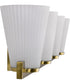 Royale 4-Light Vanity & Wall Burnished Brass