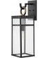 Porter 1-Light Large LED Outdoor Wall Mount Lantern in Black