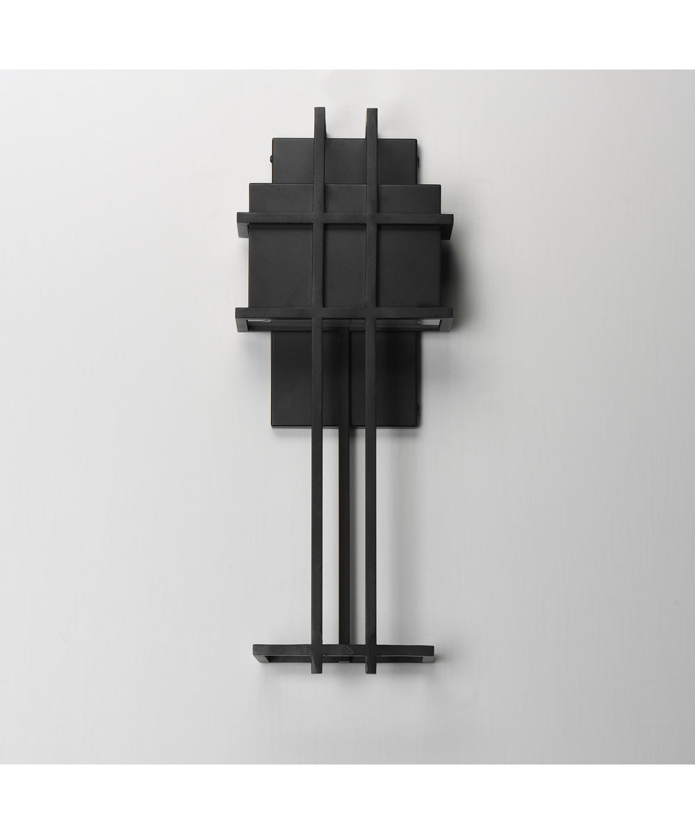 Prairie 21 inch LED Outdoor Wall Sconce Black