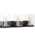 Crossroads 3-Light Vanity & Wall Matte Black